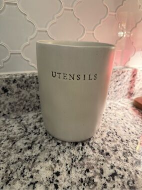 Hearth & Hand Ceramic Utensil Crock - Cream